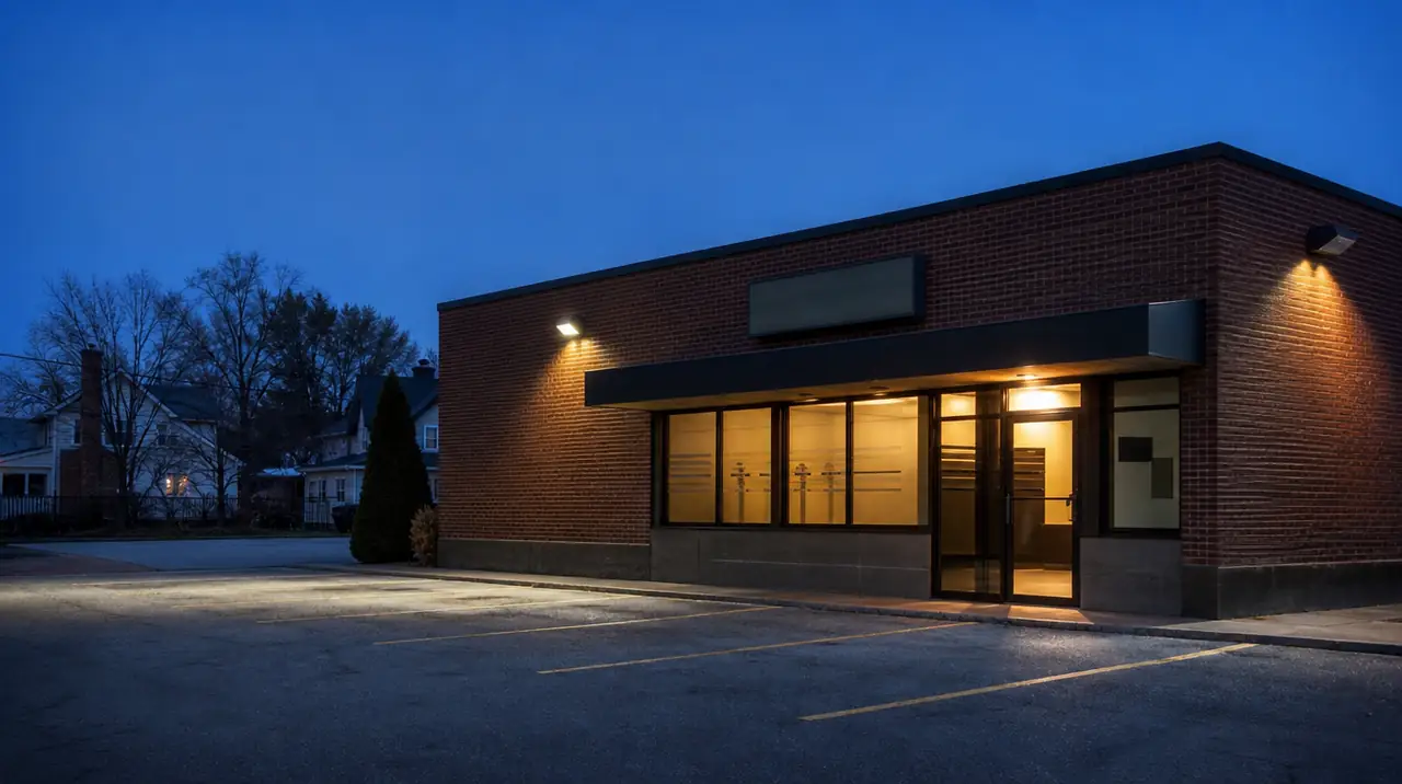 Outside Parsons University of Martial Arts in Tipp City